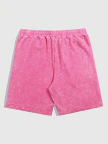 ROMWE MEN Street Life 男士抽绳腰部宽松口袋休闲短裤