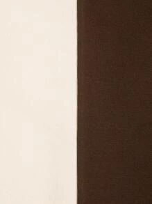 SHEIN Cottnline Men Cottonline Color Block Smile Printed Regular T-Shirt Set - Black and White - View 5