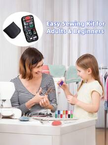 1pc Portable Needle And Thread Storage Kit ,Home Hand Knitting Kit Travel Sewing Box Sewing Kit,DIY Crafters