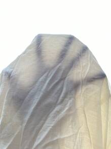 Aloruh 無袖搖擺裙連身褲，V領和開放性後背設計，展現纖細身材 - 米色 - 查看 8