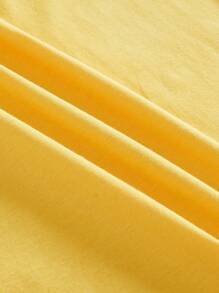 LOONEY TUNES X SHEIN Women's Yellow Cute Tweety Cartoon Graphic Cami Sleep Dress, Summer - Yellow - View 5