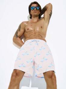 Surfspeed Men's Simple Fashionable Summer Beach Shorts - Multicolor - View 3