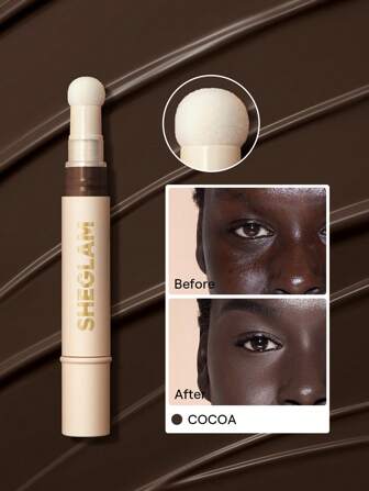 Correcteur Complexion Boost-Applicateur à TêTe éPonge Au Cacao Correcteur De Teint Liquide Mat Correcteur De Couleur éClaircissant Longue DuréE Anti-Cernes Hydratant Longue DuréE Toute La JournéE Anti-Cernes NoëL Hiver Marque Beauté Visage Maquillage CosméTique Pour Femmes Filles Parfait Pour Hiver IdéAl Pour Y2K ÉLéGant Mode Adapté Pour Anniversaire Xmas Cadeau FêTe PrêT Meilleure Couleur