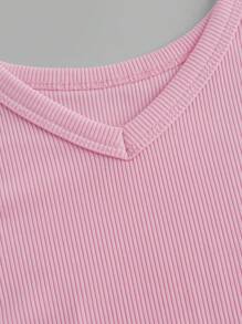 Slaydiva Áo ba lỗ cổ chữ V sâu 3 mảnh dành cho nữ, thiết kế tối giản màu trơn - Nhiều màu - Xem 3