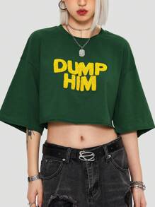 Coolane 图案T恤，简约时尚，适合夏季 - 綠色 - 查看 6