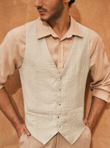 Manfinity VCAY Gilet décontracté coupe slim pour homme