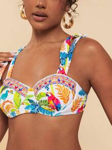 Travachic Women 2pcs Swimwear Set, Adjustable Strap Bikini Top And Triangle Swim Bottoms, Simple & Fashionable For Summer, Push Up Bikini Underwire Bikini, Pastel Beachwear For Women,Backless,Beachwear High Waisted,Beach Outfits For Woman,Sexy,Summer Outfits For Women, For Beach Vacation For Summer Beach Vacation,Boho,Vacation,LINEN,Crochet
