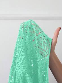 Swim Lushoire 女士 V 领无袖镂空系腰度假连衣裙