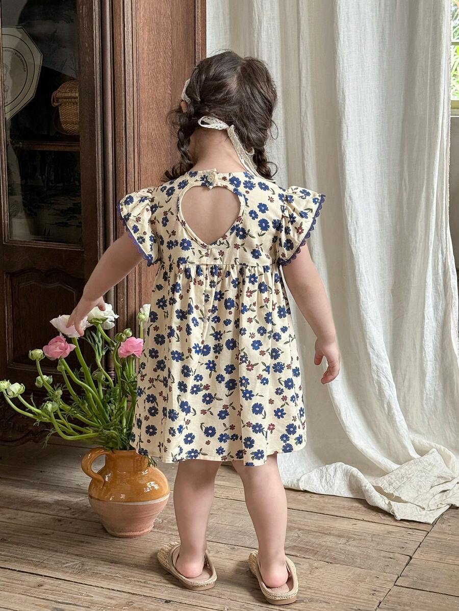 SHEIN LMoss Kids LMoss Baby Girls Dresses Kids Summer Dress Girl Summer Toddler Dress