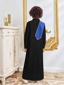 Tween Boy' Holiday Formal Shirt - Black - View 2