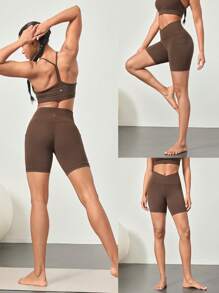 GLOWMODE 6 英寸 FeatherFit™ Country Crossover 防滑跑步短裤 低冲击骑行 健身房锻炼 夏季