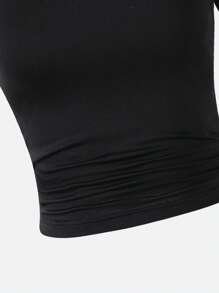 2pcs Teenage Girl Set: Lip-Printed Top + Utility Cargo Pants - Hot Pink - View 4