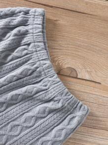 2 件装男婴休闲针织提花短袖 Polo 衫，翻领半开襟，纯色针织松紧腰短裤，夏季，6M-3T，儿童服装，幼儿服装，婴儿服装，婴幼儿服装，幼儿 Polo 衫，幼儿短裤，婴儿套装 - 灰色 - 查看 7