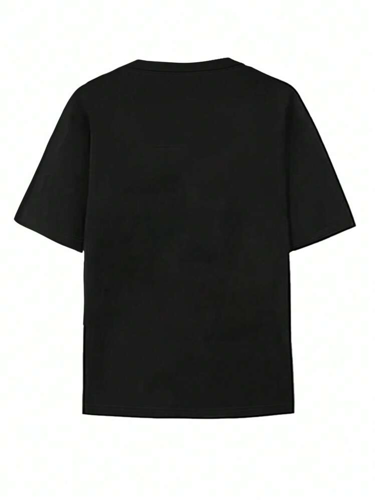 Set de 4 camisetas casuales de verano de manga corta y cuello redondo para mujer de talla grande - Multicolor - Añade 2