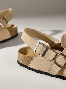 Solecia Women's Slip-On Mule Loafers With Thick Sole, Closed Toe, Spring/Autumn For Christmas - Apricot - View 5