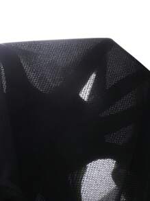 SHEIN 2pcs/Set Young Boy Letter Print Trim Crew Neck Top And Shorts Set