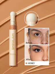 SHEGLAM Corrector Complexion Boost-Aplicador Con Cabezal De Esponja Color Miel Corrector LíQuido Mate Corrector De Color Iluminador De Larga DuracióN Corrector Hidratante Ligero Y Duradero Durante Todo El DíA Corrector De Invierno Para Navidad Y Marca Belleza Maquillaje CosméTico Para Mujeres NiñAs Perfecto Para Invierno Ideal Para Y2K Elegante Moda Adecuado Para CumpleañOs Navidad Regalo Fiesta Listo Mejor Color