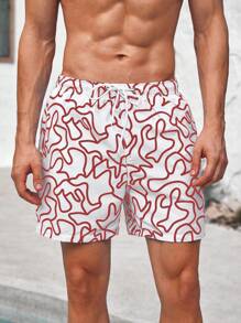 Manfinity KASUA 男士休闲简约沙滩短裤，适合夏季