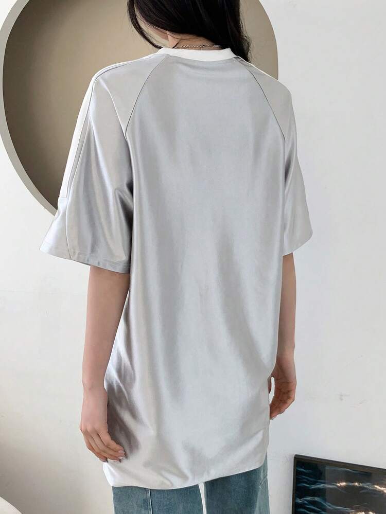 Women's T-Shirt Dress Short Sleeve Round Neck,Minimalist & Fashionable, Suitable For Summer Sundress,Casual Women Dresses Streetwear