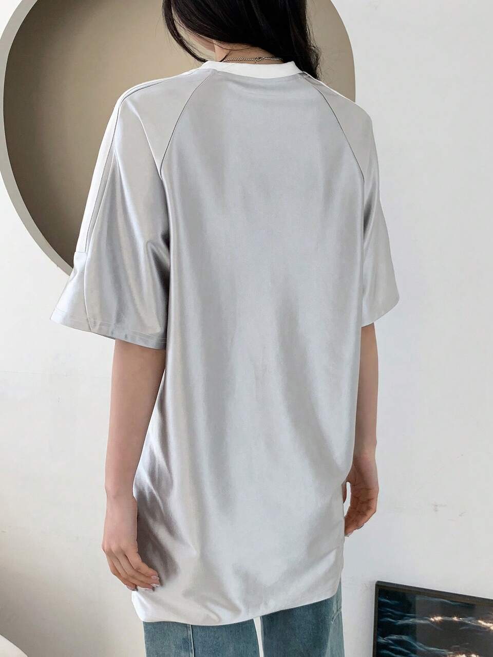 Women's T-Shirt Dress Short Sleeve Round Neck,Minimalist & Fashionable, Suitable For Summer Sundress,Casual Women Dresses Streetwear