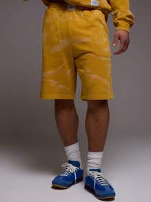 Musero 弹力腰带水洗针织运动短裤（仅下装） - 彩色 - 查看 2