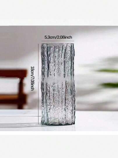 1pc Creative Glacier Glass Vase, Living Room ation, Home/Shop/Office, Ideal Both Fresh Dry Flowers, Can Create Joyful Com Tafel Atmosphere, Great As Dining ation. view 12