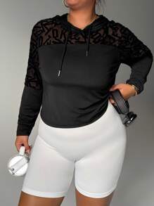 Easithlete Hooded Long Sleeve Sweatshirt, Casual & Fashionable For Daily Wear