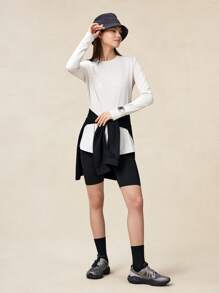 OutZeal 女式清凉防晒高科技面料宽松徒步T恤长袖运动上衣