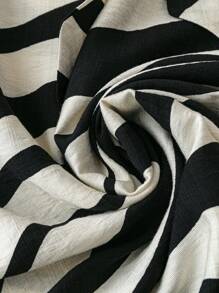 SHEIN LUNE Plus Size Women Vintage Floral Print Loose Bowknot Belted Dress, Elegant & Sophisticated, Spring & Summer