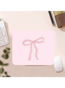 ROMWE Kawaii Cartoon Bow Non-Slip Waterproof Thick Mouse Pad 919979 - Pink - View 4