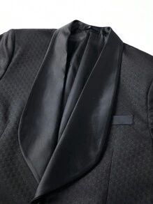 Manfinity Mode Plus Size Men's Gentleman Suit Jacket And Pants Set Dress Suits For Men Men Dress Suits New Men Suits Prom Suits