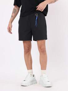 SUMWON 高性能运动抽绳短裤，适合跑步训练健身健身房篮球夏季轻便休闲运动服快速运动休闲锻炼