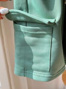 SHEIN 3入組少年休閒運動風寬鬆款針織彈性腰短褲，夏季必備 - 彩色 - 查看 5