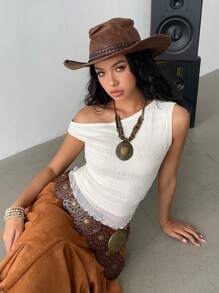 Siren Gaze 2025 年新款女士白色露肩抹胸 - 水钻装饰闪光夏季上衣，修身节日女士度假装，女士夏季装，夏季上衣，女士度假装，抹胸，白色上衣