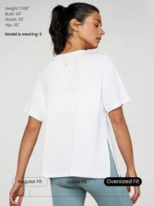 GLOWMODE Tencel Modal Oversized Everymode Tee Daily Casual Summer Compression Shirt