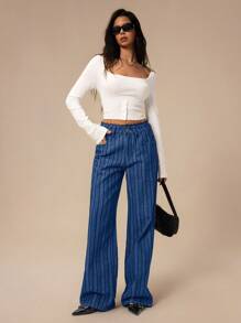 Forever 21 Women's Simple And Fashionable Denim Jeans For Summer