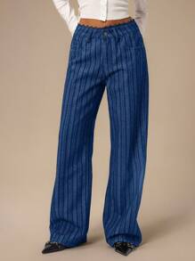 Forever 21 Women's Simple And Fashionable Denim Jeans For Summer