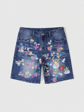 Street Life Pantalones cortos de mezclilla casuales para hombre, de moda para el verano