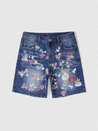 Street Life Short en jean décontracté pour homme, mode pour l'été