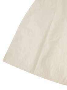 INAWLY 女士休闲简约无袖单肩迷你连衣裙