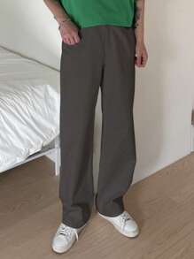 DAZY Men's Simple Fashionable Summer Solid Color Casual Jeans,Fall Clothes - Grey - View 1