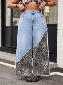 Slaydiva Blugi din denim casual de vară mărimi plus - Negru - Vizualizare 1