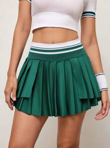 Activina Casual Sporty Skort, Minimalist & Fashion Design, Suitable For Summer Tennis Skirt - Green - View 7