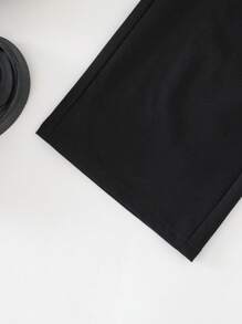 PrepCrw Set van 2 stuks met gebreid T-shirt met borduursel en geweven lange broek in lente-/zomerstijl voor jonge meisjes