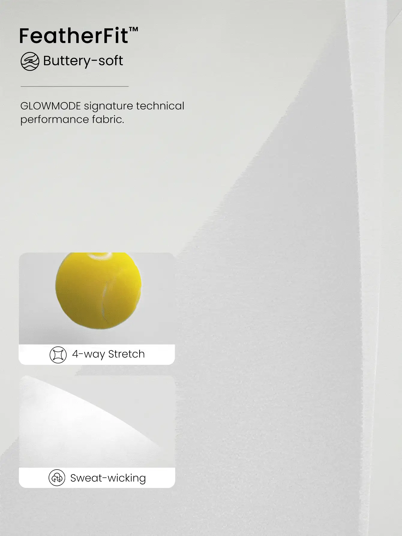 GLOWMODE FeatherFit™ Crossover Straps Cutout Back Deep V Neck Tank Top Low Impact Yoga Daily  Spring Summer - White - View 5