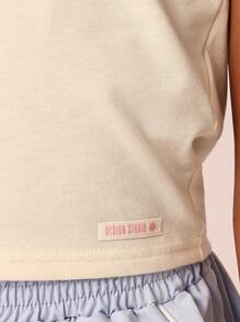 SUMWON Top sin mangas esencial para niñas preadolescentes, con espalda de tirantes, para baile, entrenamiento y actividades atléticas, capa básica de verano, ropa deportiva informal y gimnasio