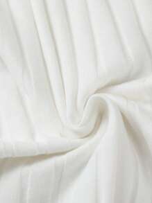 SHEIN EZwear 2 piezas Top de tirantes unicolor tejido de canalé - Blanco y Negro - Ver 8