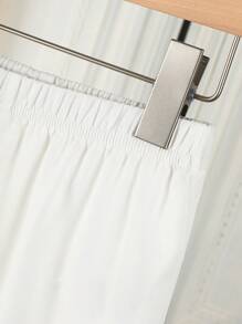 2pcs Young Boy Traditional Long Robe Abaya/Thobe Set For Ramadan/EID/Mubarak - White - View 7