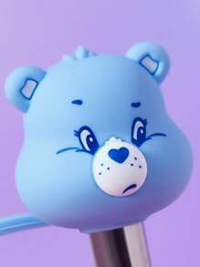 SHEIN X Care Bears 可爱蓝色小熊吸管套，防尘可重复使用，适用于直径 8-10 毫米的吸管，本产品不含吸管，情人节礼物