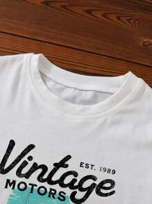 GraphicGems T-shirt à manches courtes avec graphique minimaliste "Jeune garçon" pour les tout-petits garçons, adapté pour l'été
